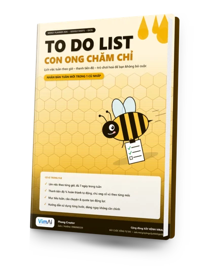 TO DO LIST CON ONG CHĂM CHỈ