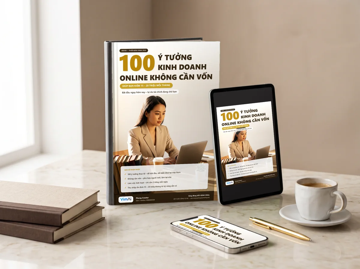 100 Ý Tưởng Kinh Doanh Online Không Cần Vốn
